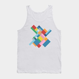 Rainbow Map 45 Tank Top